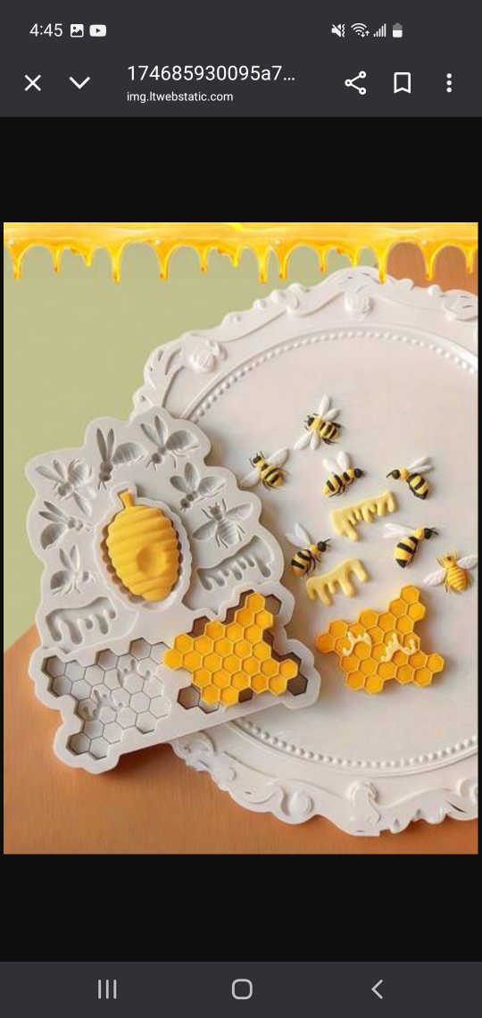 Bee & Honeycomb Silicone Mold - New!