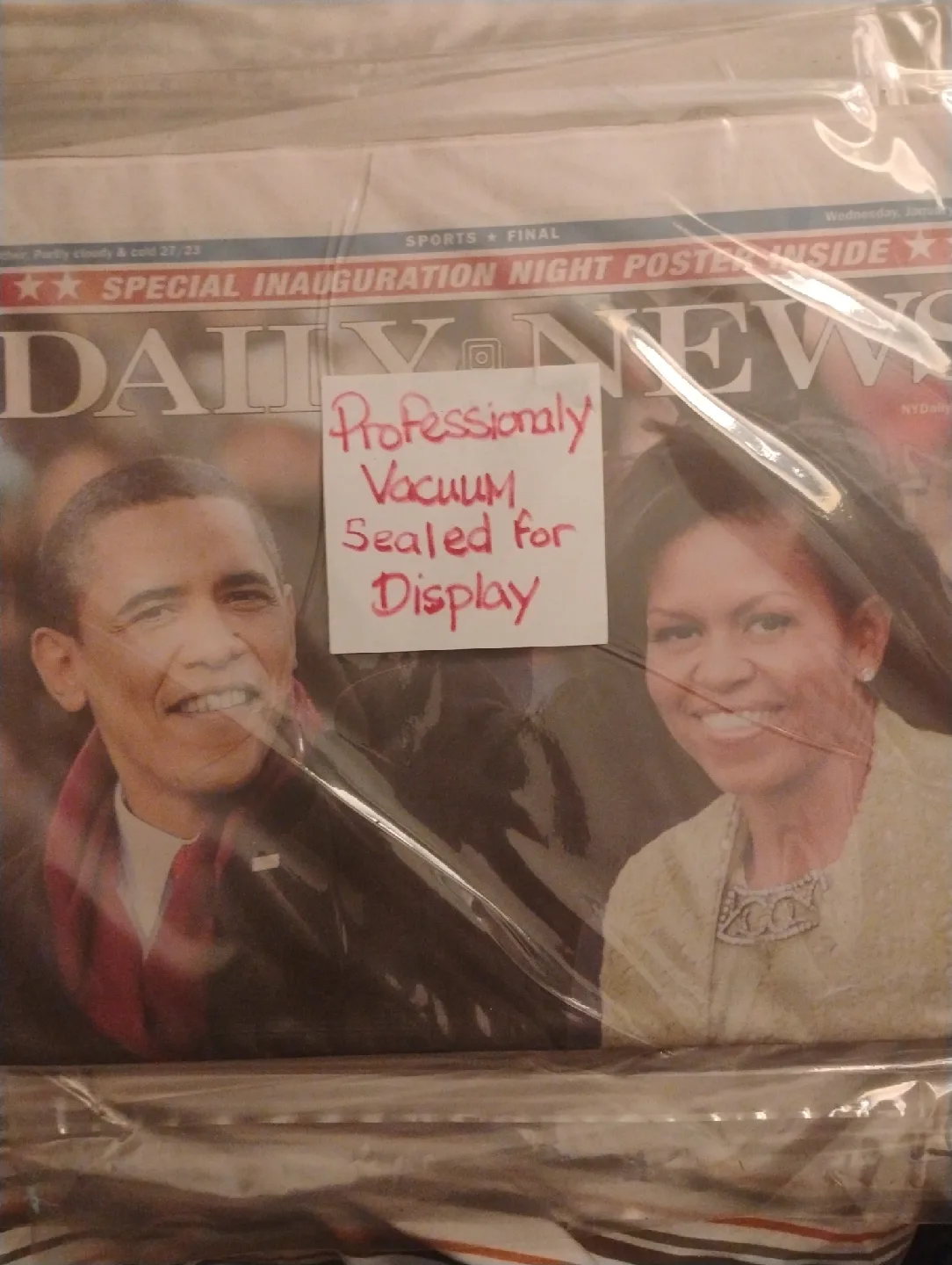 Obama Inauguration Newspapers - Historic Set image indicator(3)