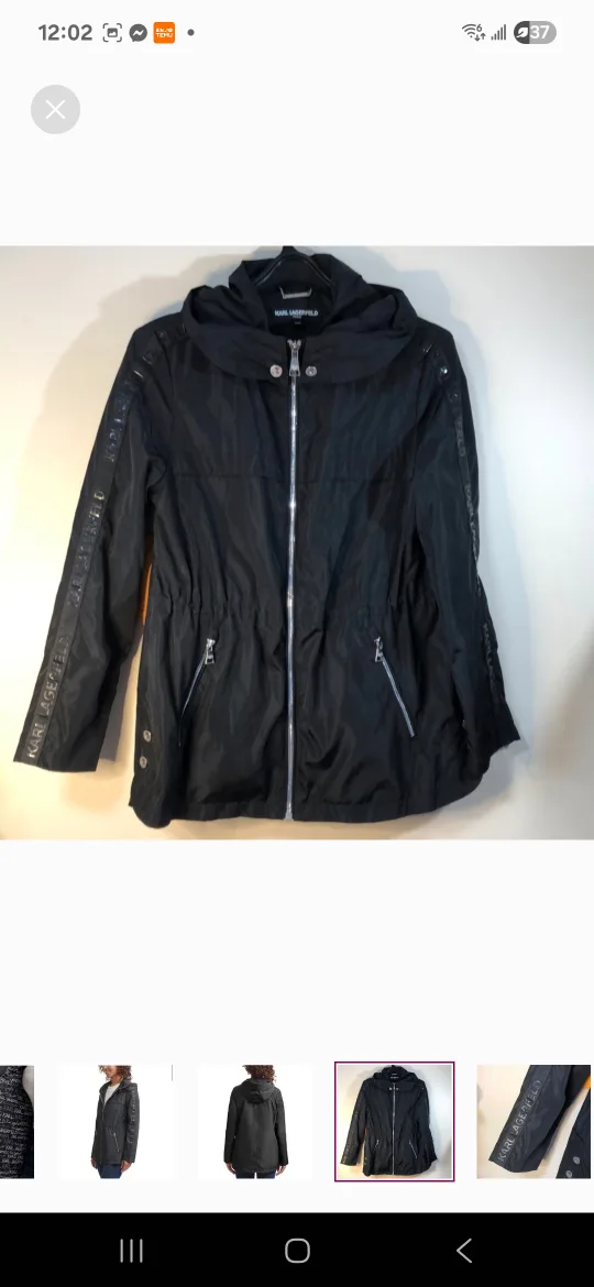 ladies  black  Karl Lagerfeld  jacket image indicator(4)