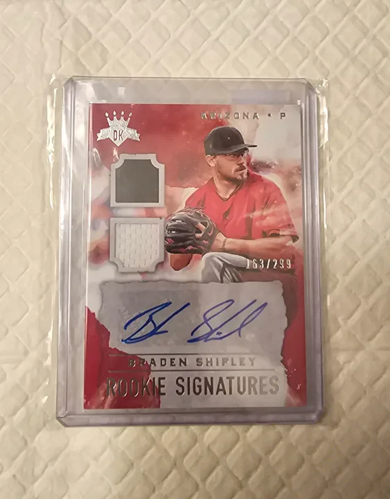 Braden Shipley Rookie Signature Card thumbnail