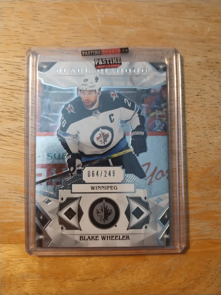 Blake Wheeler Black Diamond Hockey Card /249 thumbnail