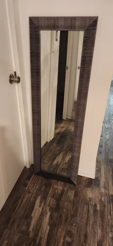 Full Length Mirror - Grey Wood Frame image indicator(2)