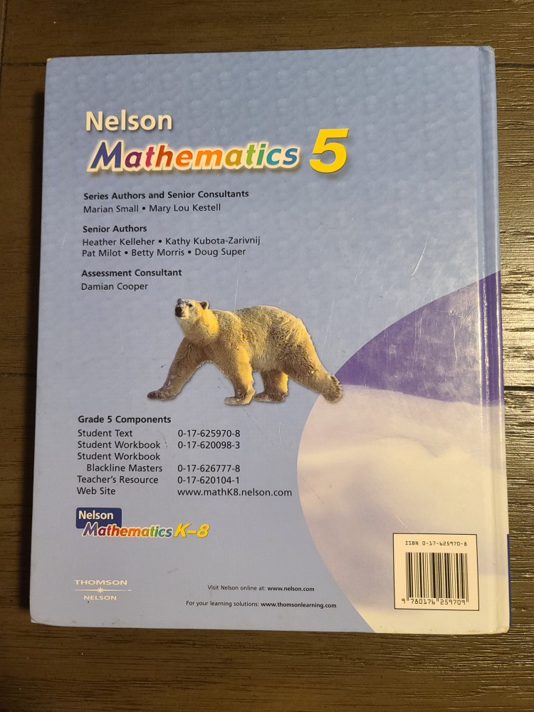 Nelson Mathematics 5 textbook - photo 2