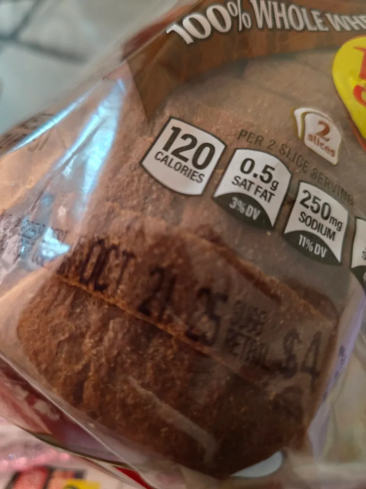 Sara Lee 100% Whole Wheat Bread image indicator(2)