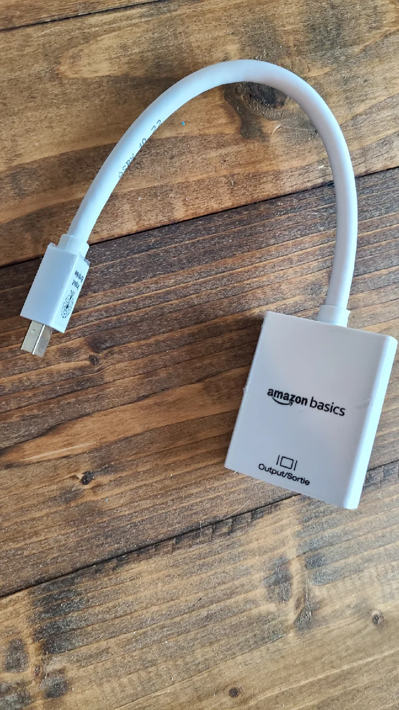 AmazonBasics Mini DisplayPort to HDMI Adapter - White image indicator(3)