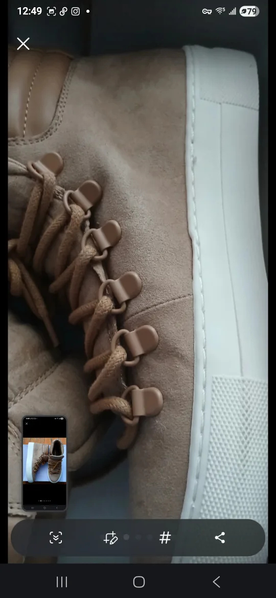 NIB! MADDEN GIRL BREEZY SAND FAB SNEAKER/BOOT image indicator(4)