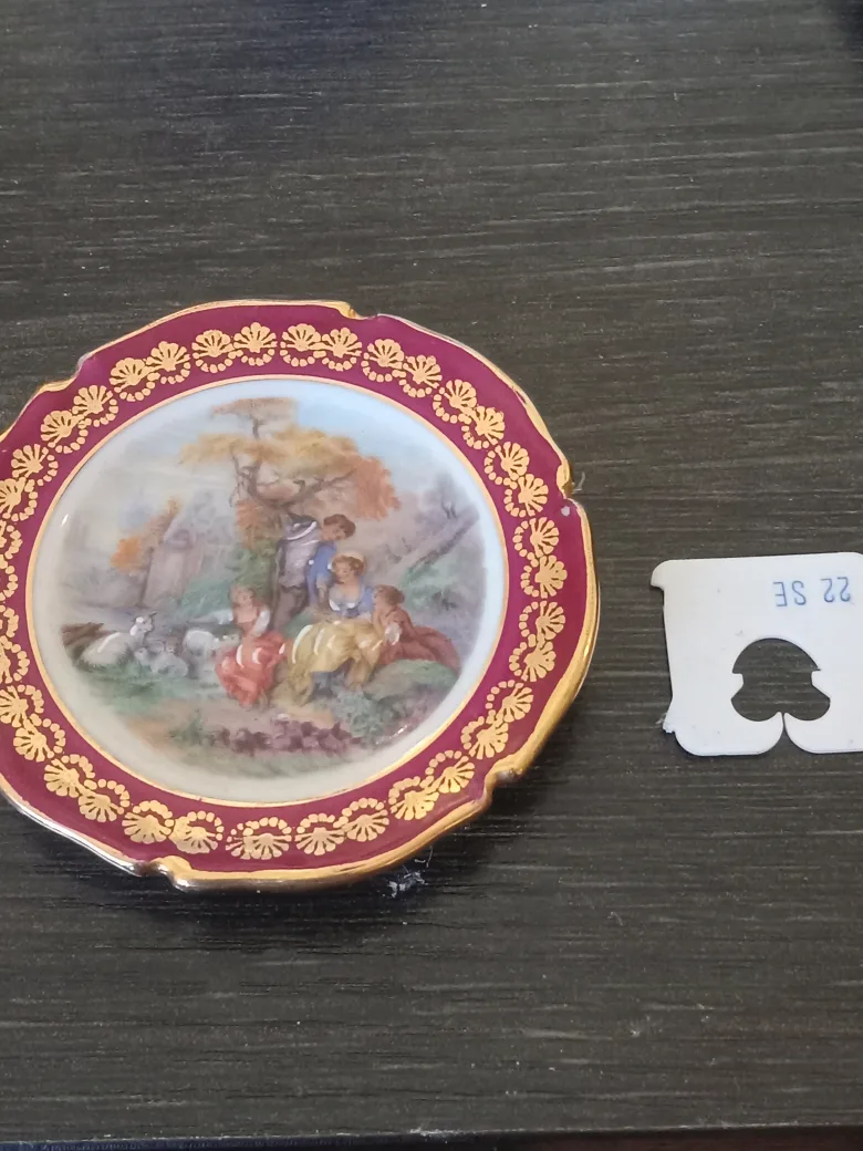 Decorative Plate with Pastoral Scene image indicator(3)