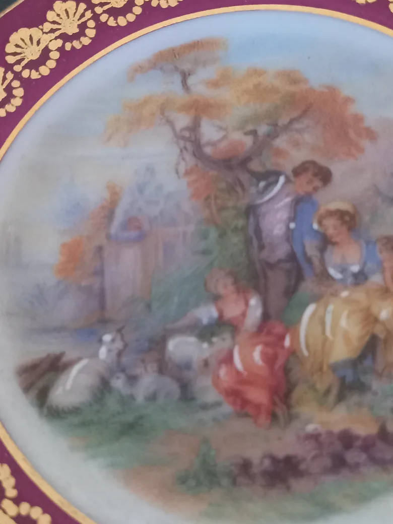 Decorative Plate with Pastoral Scene image indicator(5)