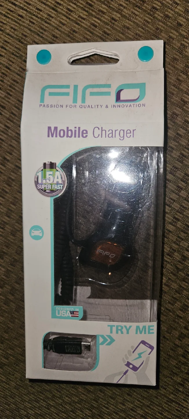 FIFO Mobile Charger - New in Box! Micro USB image indicator(2)