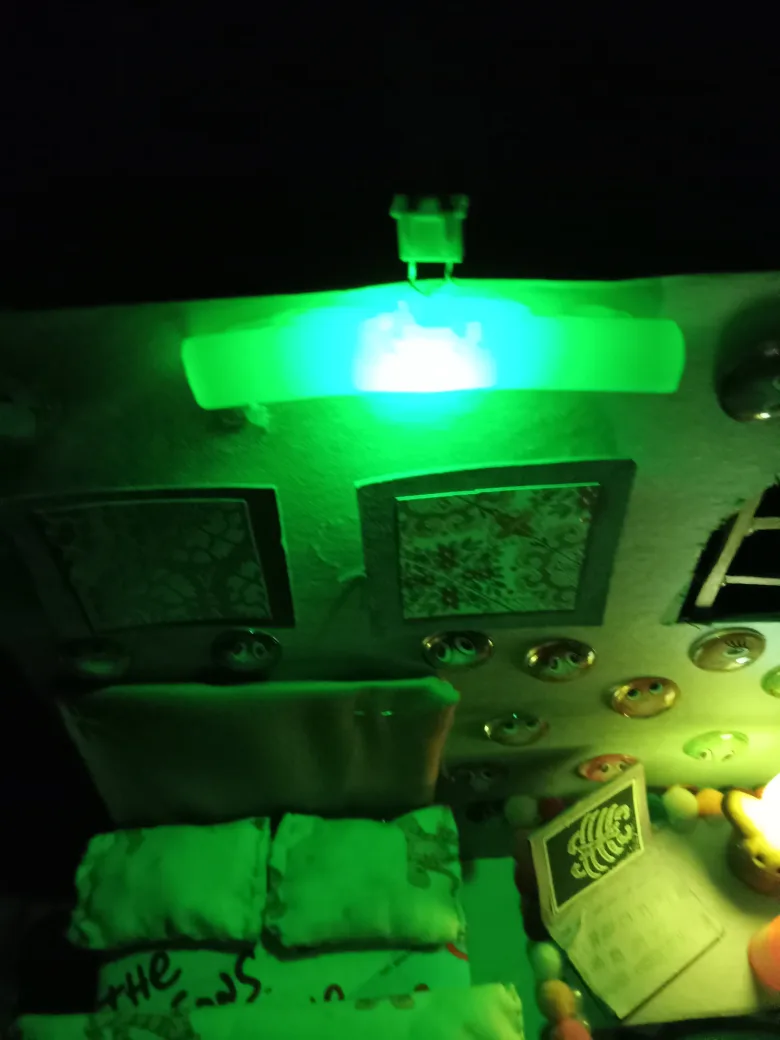 Handmade arts and crafts made by me mini bedroom. image indicator(6)