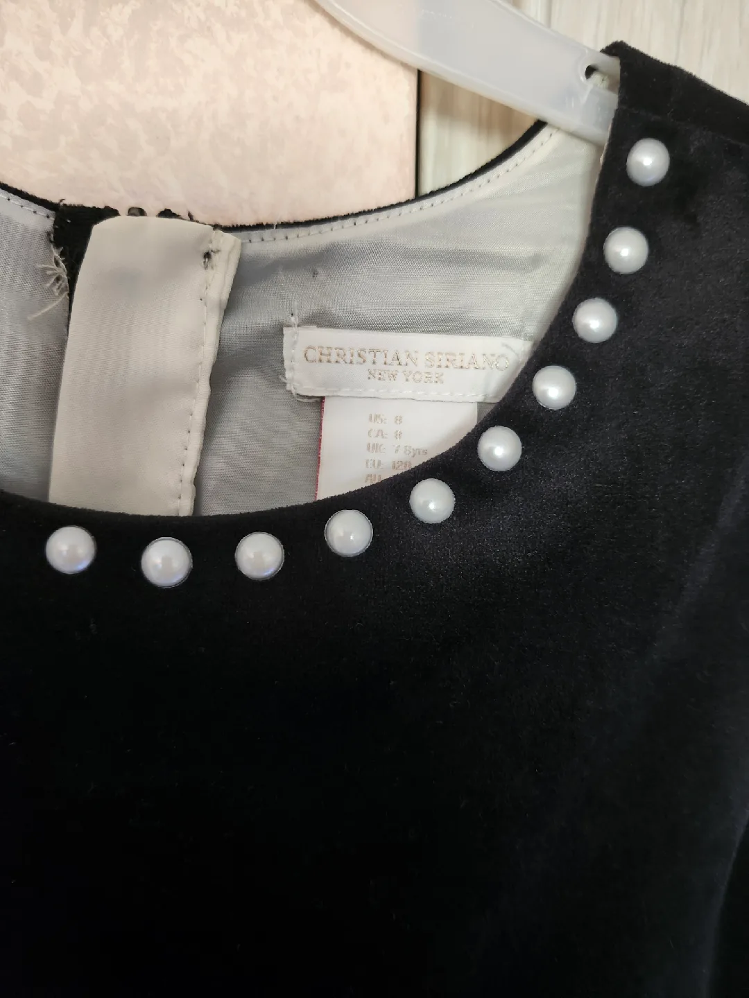 Kid Girl Dress - Black & Cream - Size 8 image indicator(4)