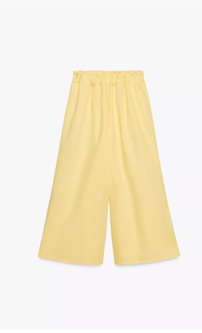 Zara Yellow Tulle Top & Cullottes - photo 2