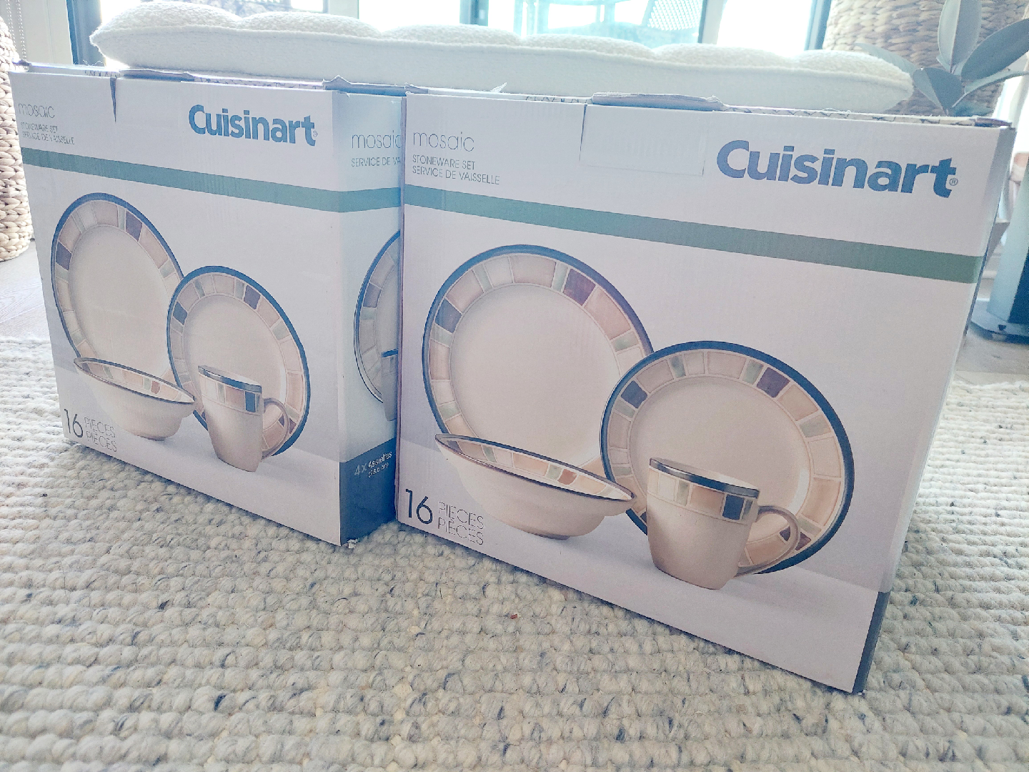 Cuisinart Mosaic 16-Piece Dinnerware Set x 2 - photo 4