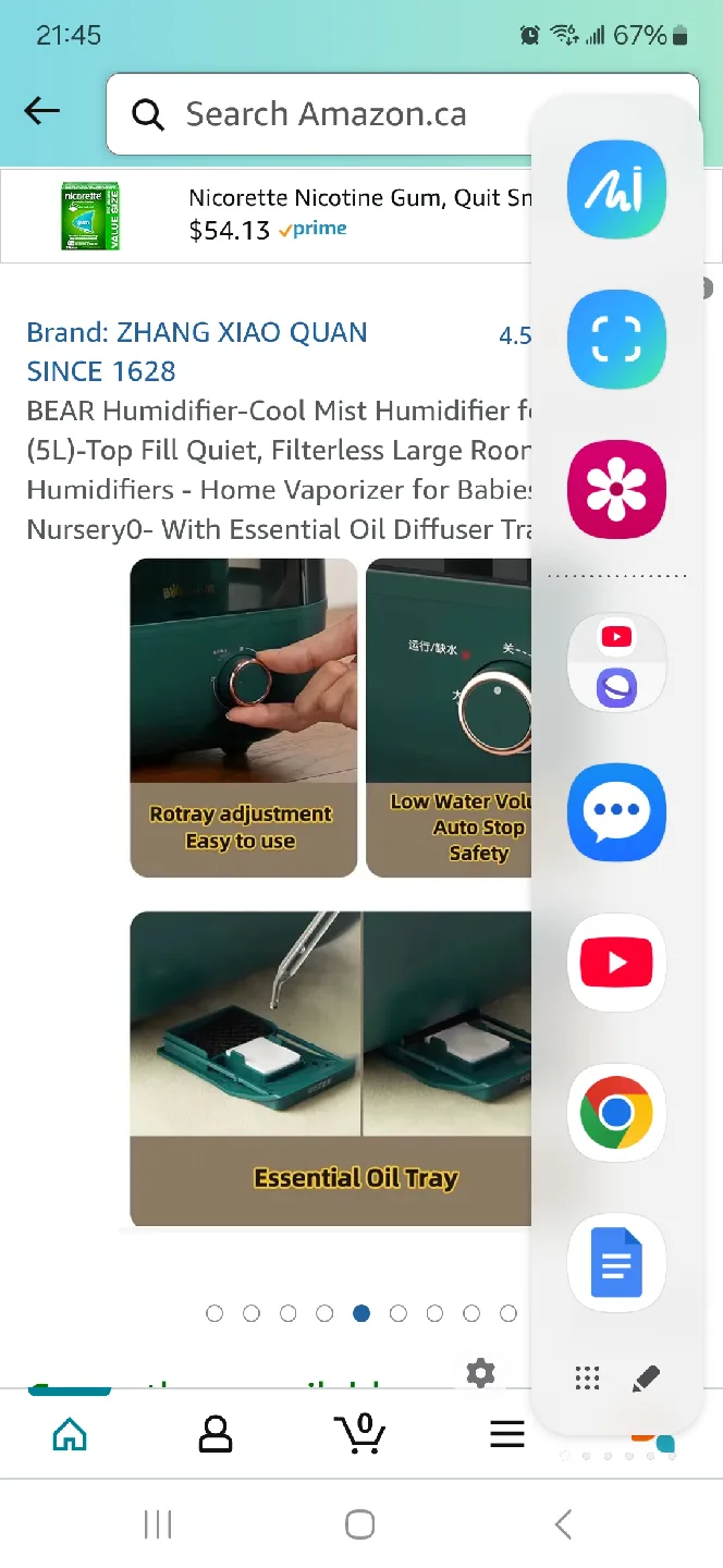 Humidifier - 5L Top Fill, Filterless, Quiet image indicator(5)