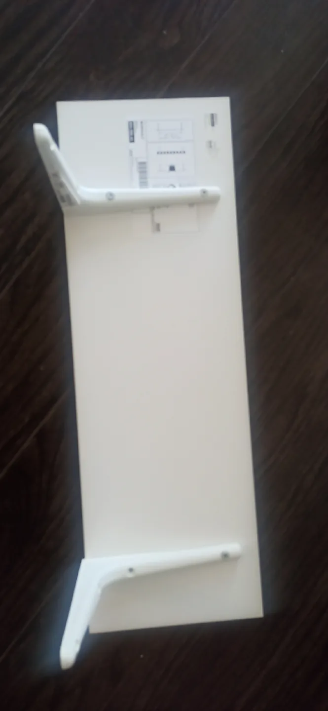 Ikea BURHULT Shelf with Brackets - White image indicator(5)