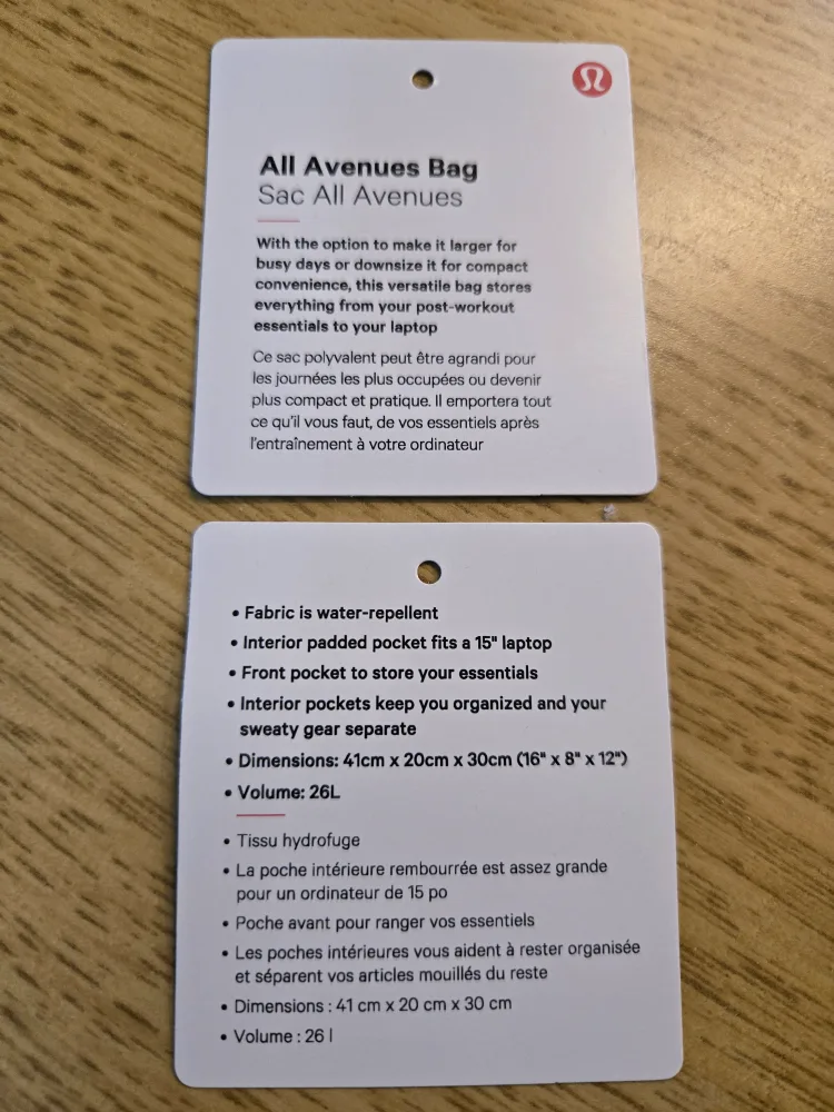 Lululemon All Avenues Bag - Green image indicator(4)