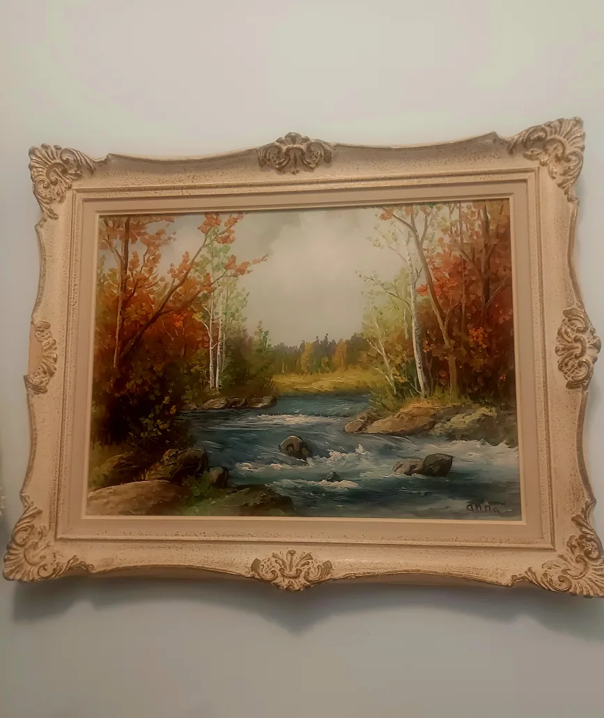 Vintage Framed Oil Painting thumbnail