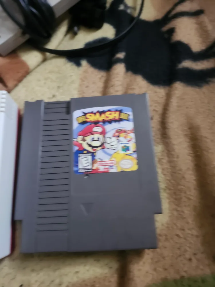 Yobo Game Console + NES Super Mario Bros/Smash Bros Cartridge image indicator(3)