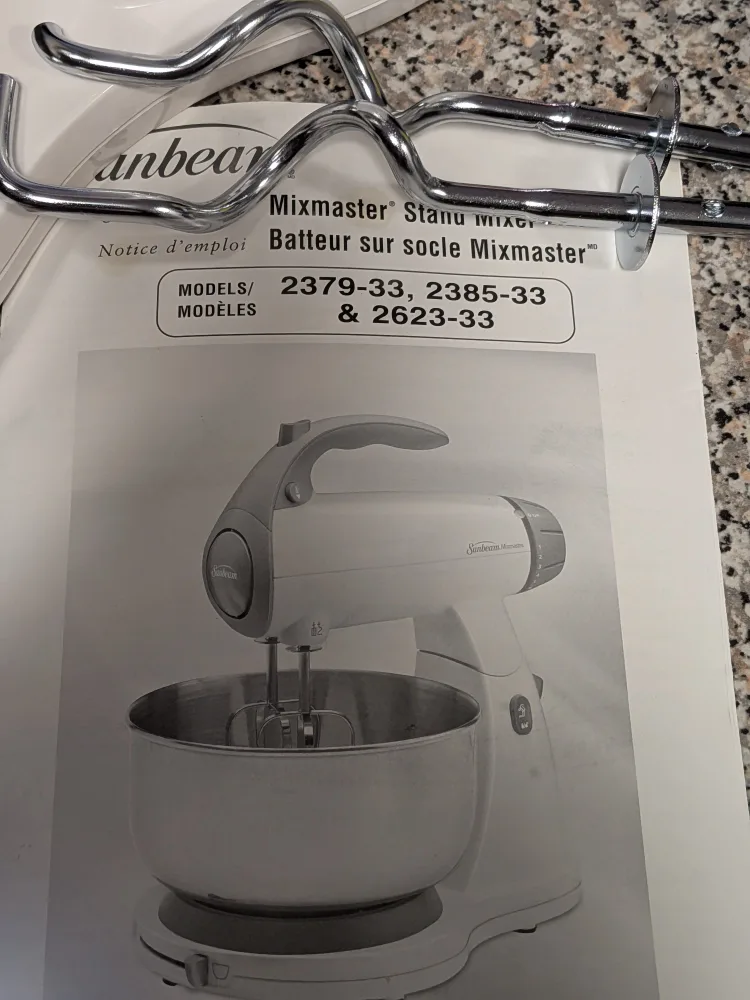 Sunbeam Mixmaster Stand Mixer image indicator(3)