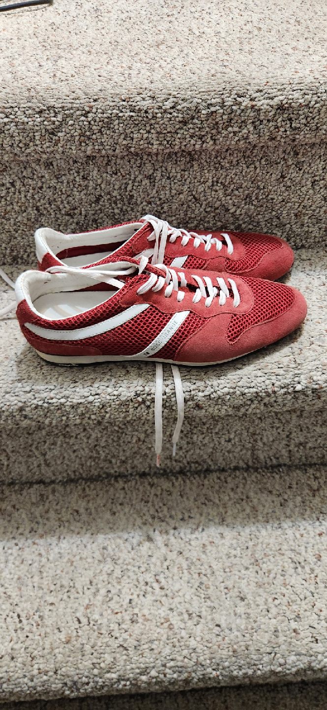 HUGO BOSS ORANGE Red Sneakers - Size 45