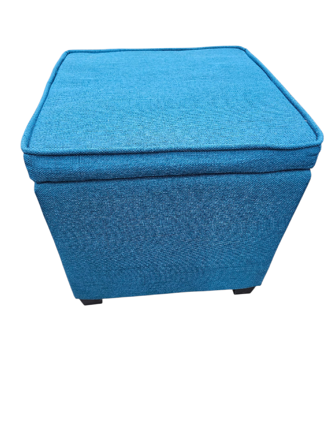 Blue Storage Ottoman - photo 2