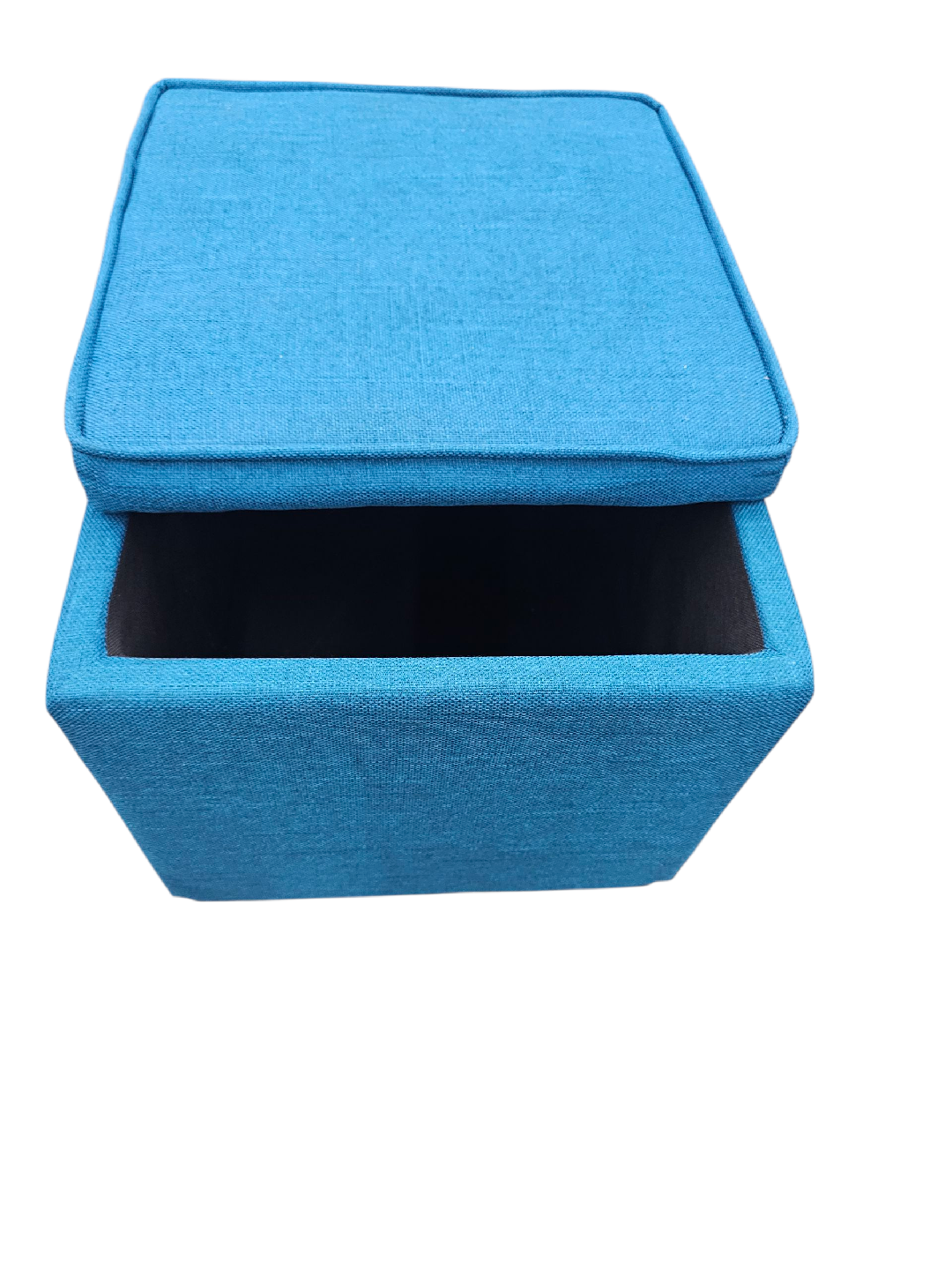 Blue Storage Ottoman - photo 3