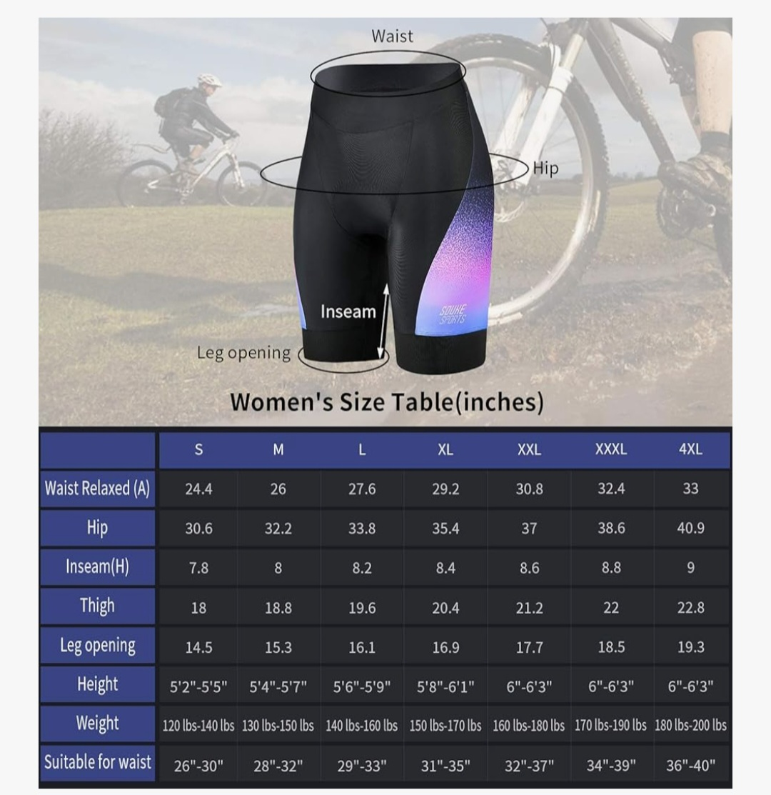 Souke Sports Cycling Shorts - Size Medium - photo 4