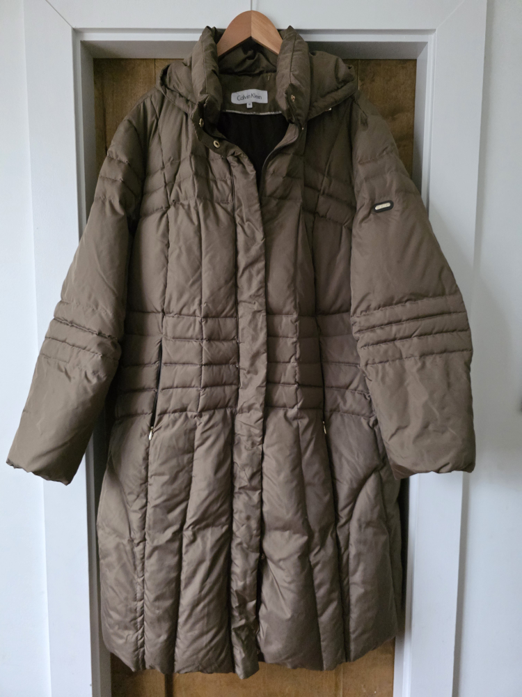 Calvin Klein Brown Puffer Coat - Size 3X