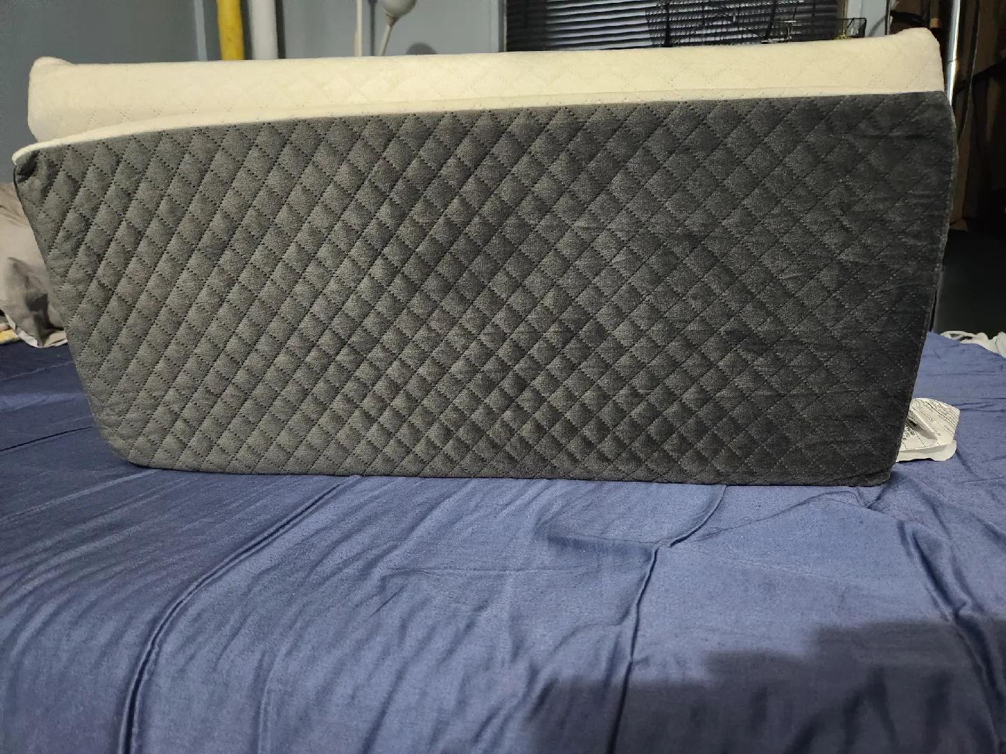 Adjustable Bed Wedge Pillow - Gray & White image indicator(3)