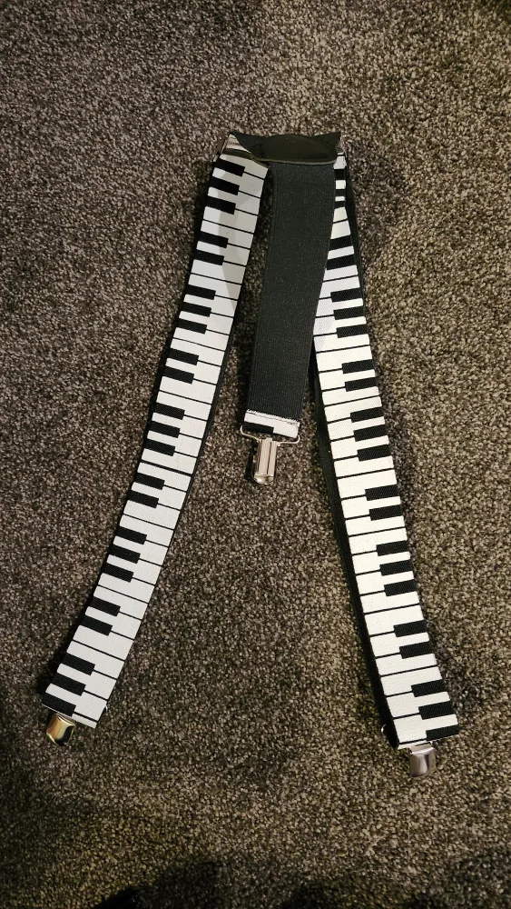 Beistle Piano Keyboard Suspenders - New image indicator(3)