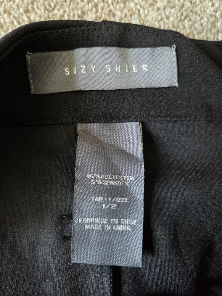 New Suzy Shier Black Pants - Size 1/2 image indicator(3)