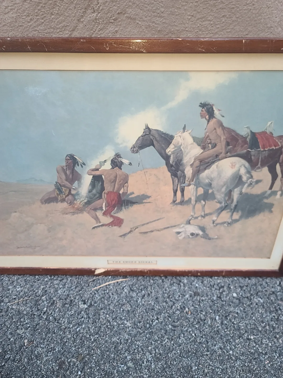 Frederic Remington "The Smoke Signal" Art Print image indicator(2)