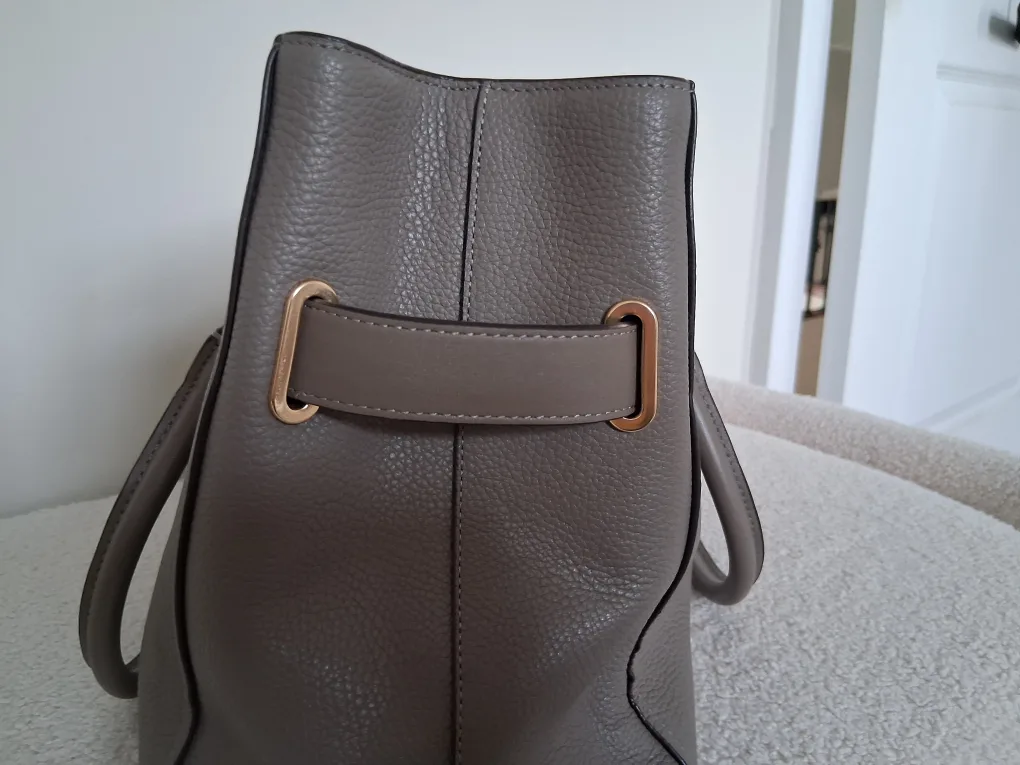 Coach Leather Handbag - Grey image indicator(9)