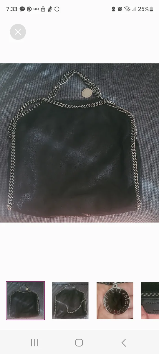 Stella McCartney Black Falabella Bag thumbnail