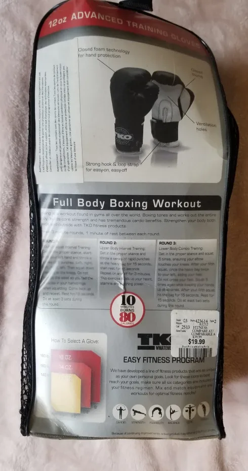 TKO Advanced Training Gloves 12oz image indicator(4)