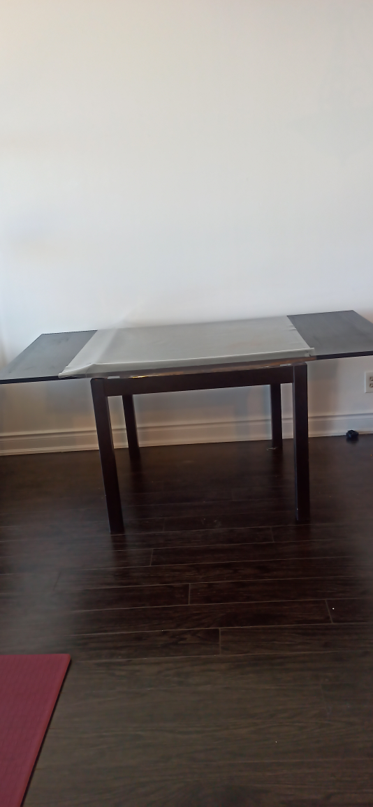 Expandable black Dining Table - photo 5