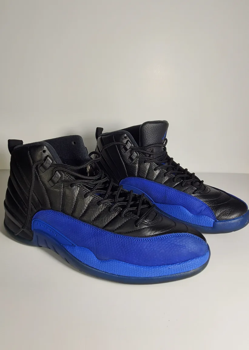 Men’s Jordan 12 Retro Black Game Royal 130690-014 Size 11.5 image indicator(7)