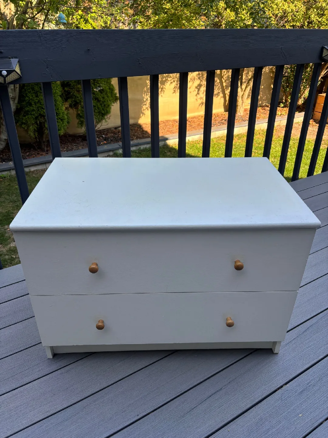White 2-Drawer Dresser thumbnail
