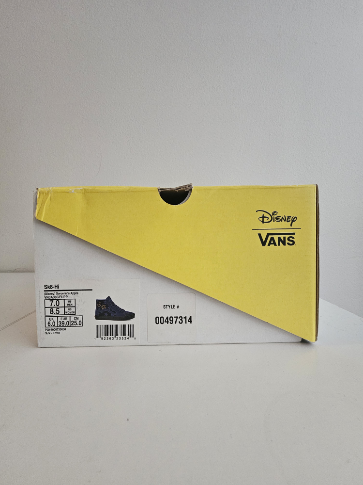 Vans x Disney Sk8-Hi Mickey Mouse Shoes - Size 8.5 - photo 2