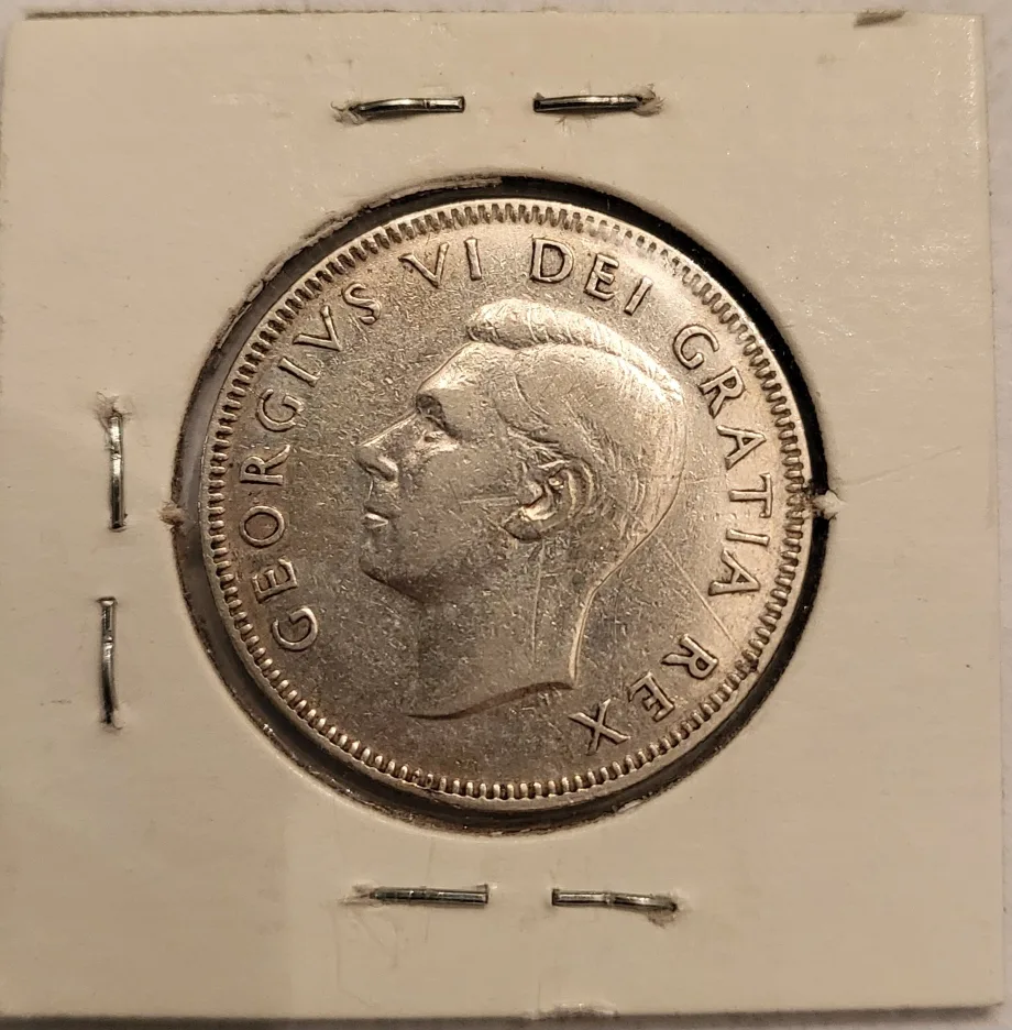 Vintage 1948 Canadian Quarter image indicator(2)