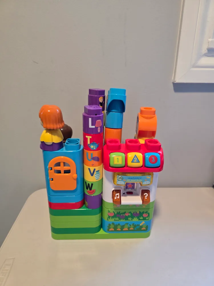 LeapFrog LeapBuilders ABC Smart House Learning Blocks Toy thumbnail