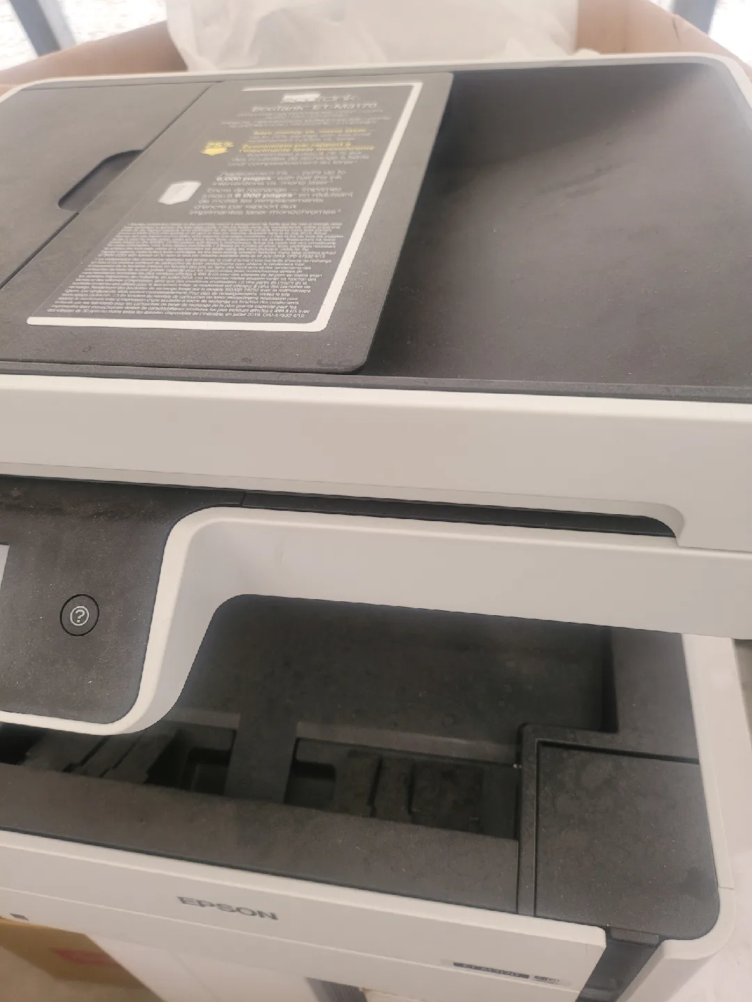 Epson EcoTank ET-M3170 Printer image indicator(3)