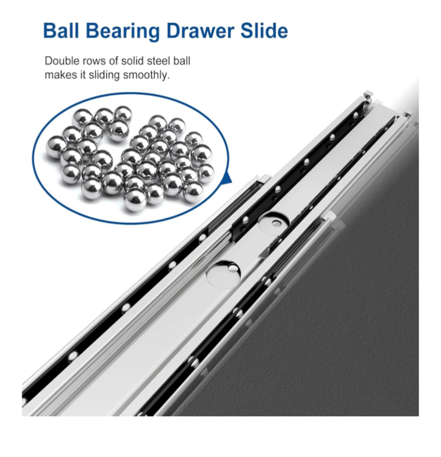 VADANIA 40" Heavy Duty Drawer Slides - photo 3