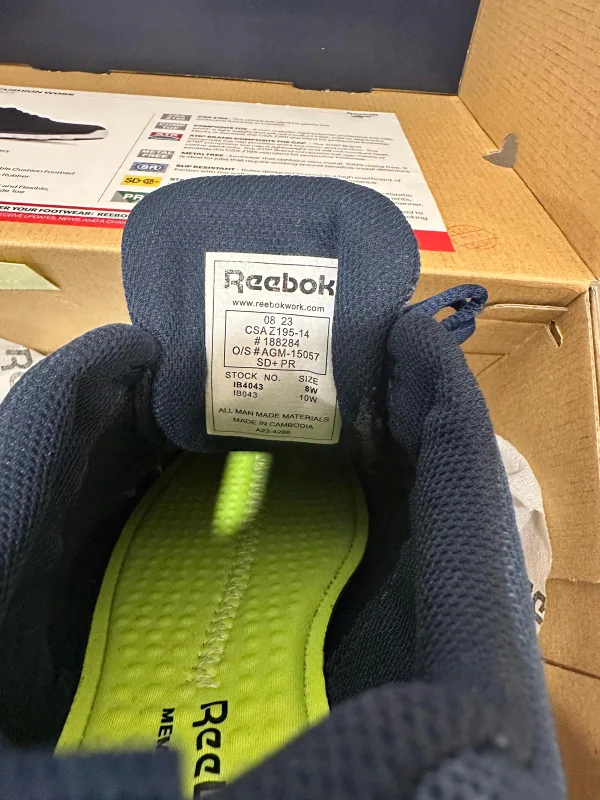 Reebok Sublite Cushion Work Shoes - Size 8W image indicator(5)