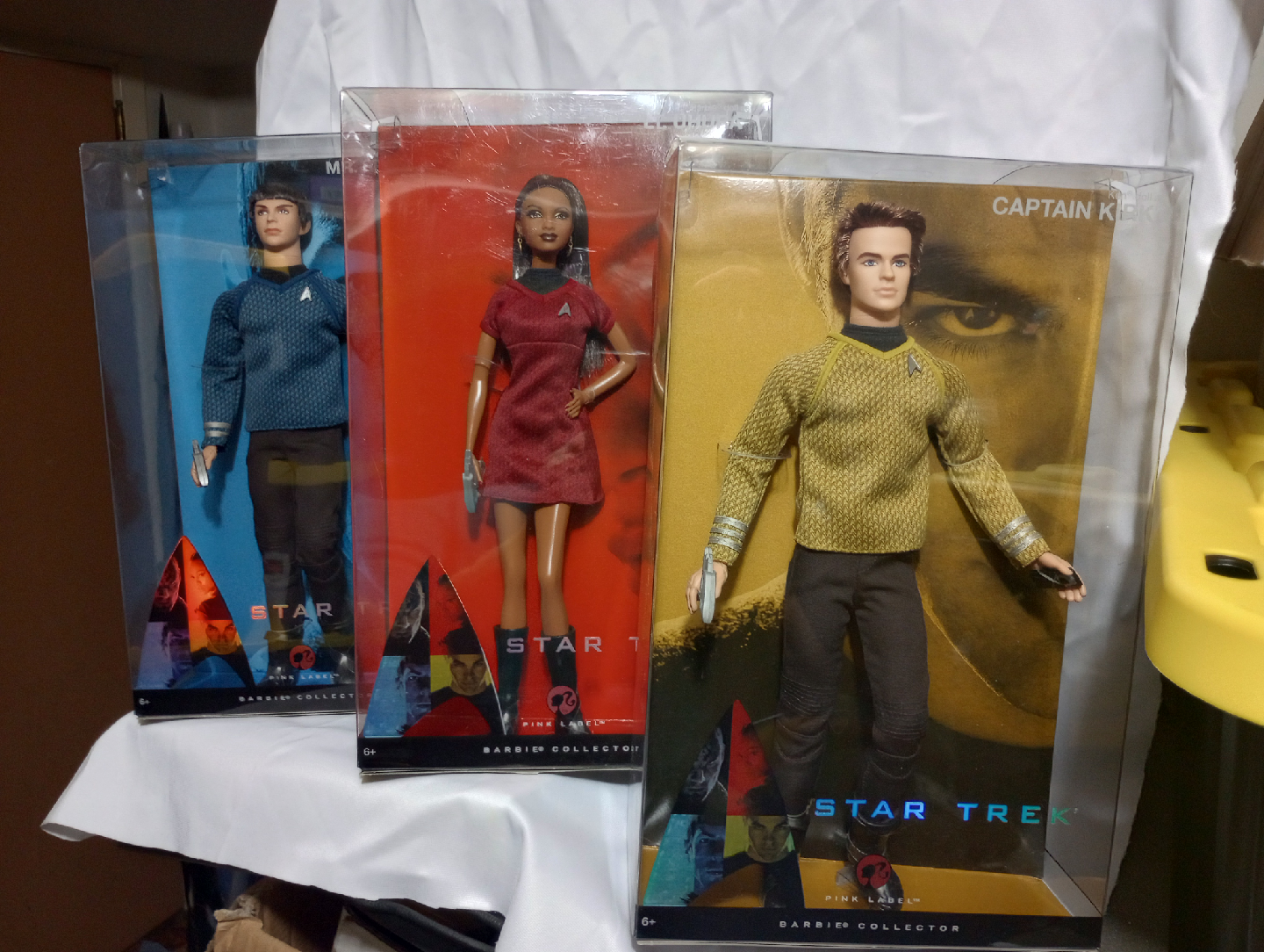 Star Trek Barbie Collector Dolls - Captain Kirk, Spock