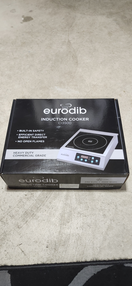 Eurodib CI3500 Commercial Induction Cooker - New in Box!