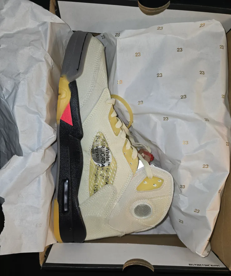Nike Air Jordan 5 Off-White Sail thumbnail