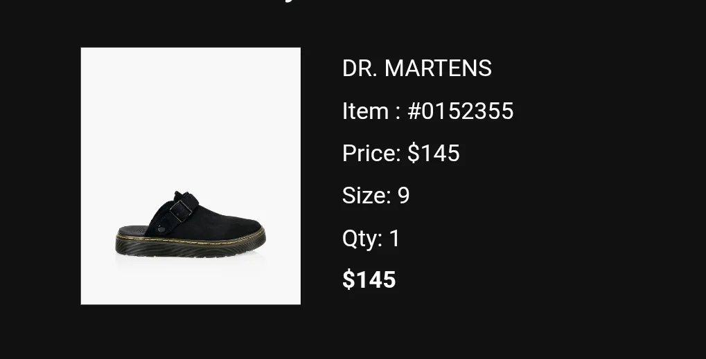 Dr. Martens Carlson Black Suede Mules - Size 9 image indicator(3)