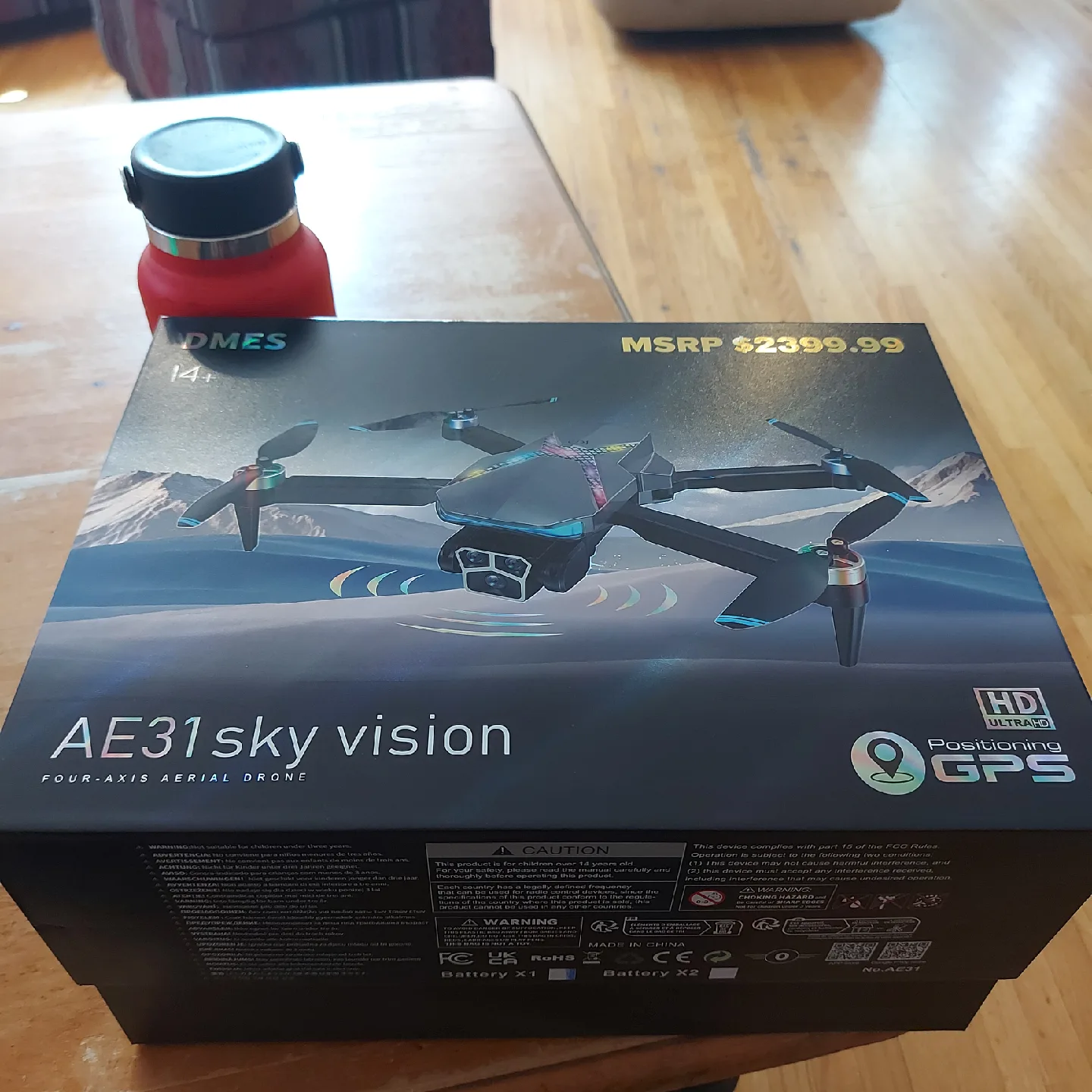 DMES_ GPS Positioning- Sky Vision Four-Axis Aerial Drone - New! image indicator(2)