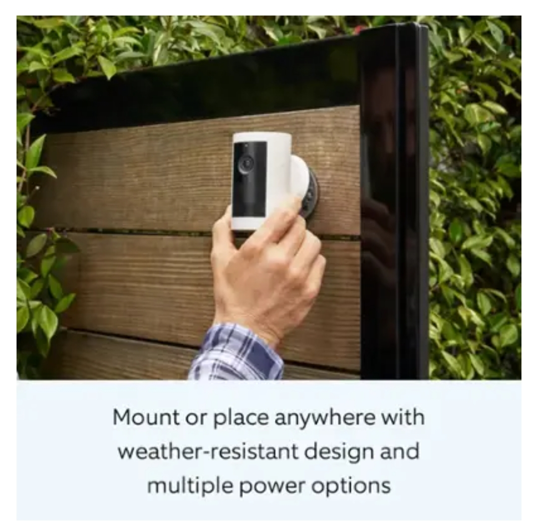 Ring Outdoor Cam Plus 2K Security Camera - photo 4